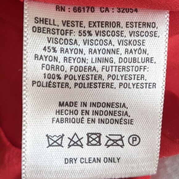 Anthropologie Maeve Tisana Flowy Dress in Red Sz 2 - Picture 9 of 10